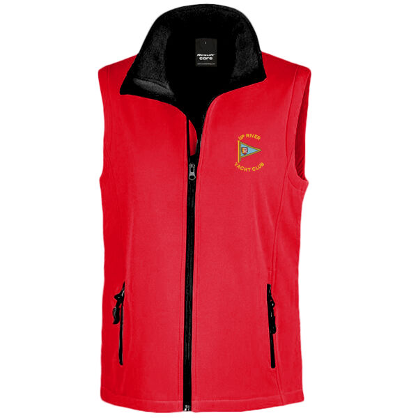 URYC Mens Soft Shell Gilet - Classic Logo Thumbnail