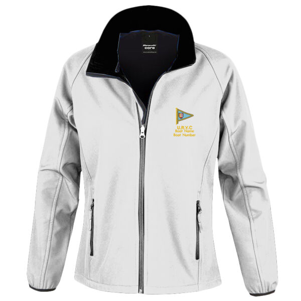 URYC Ladies Soft Shell Jacket - Classic Logo Personalised Thumbnail