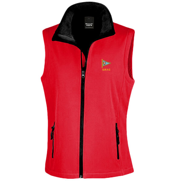 URYC Ladies Soft Shell Gilet - 2025 Logo Thumbnail